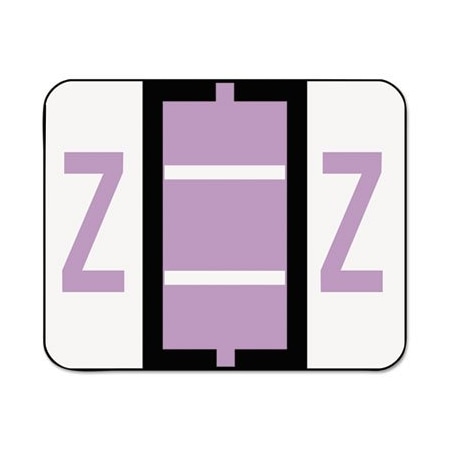 Smead Smead, A-Z COLOR-CODED END TAB FILING LABELS, Z, 1 X 1.25, WHITE, 500/ROLL 67096